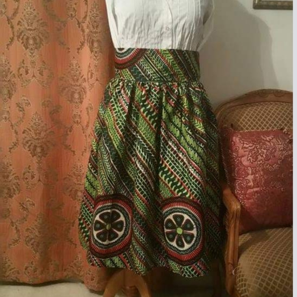 African Print  Skirt